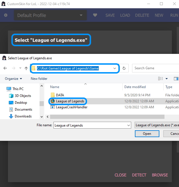 Custom Skin LoL and CSLOL Manager